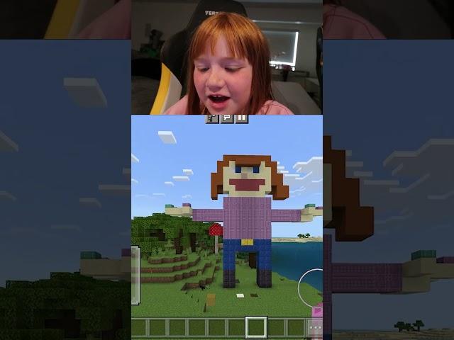 GiANT ADLEY STATUE!!  island exploring & we found a massive MiNECRAFT ADLEY with painted nails!