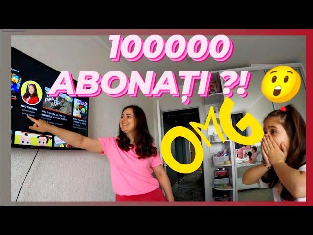 Reacționez la 100 000 de ABONAȚI! 24 ORE tata spune DA! Ciao Patricia vlog pentru copii