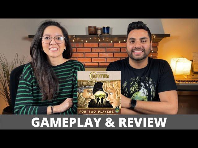 Caverna: Cave vs Cave - Playthrough & Review (Uwe Rosenberg Series)