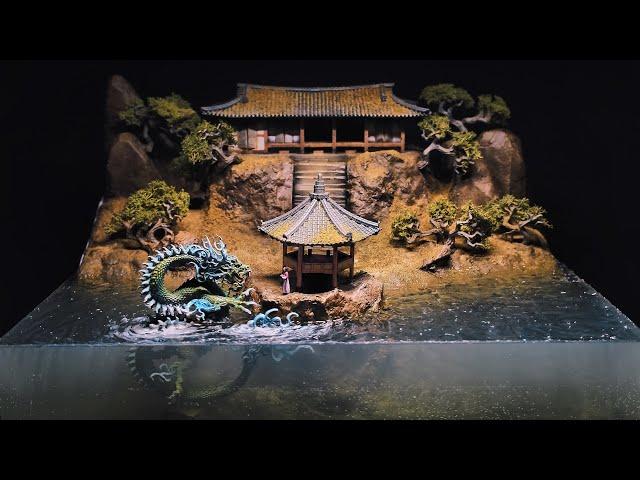 An Ancient Friendship | Large Epoxy Resin Diorama