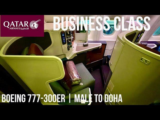 Qatar Airways Business Class Boeing 777-300ER | Malé to Doha