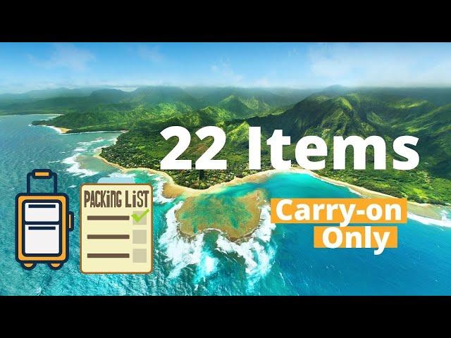 22 Must Pack items for Carry-on Only | TRAVEL TIPS | Found on AMAZON