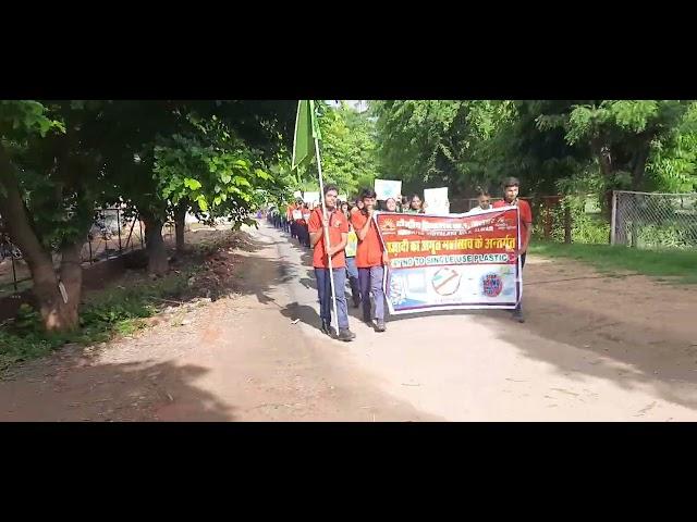 Rally to aware "No to single use plastic" by KV Alwar on 27.7.2022