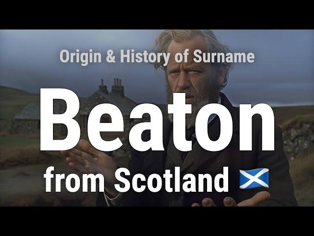 Beaton from Scotland 󠁧󠁢󠁳󠁣󠁴󠁿 - Meaning, Origin, History & Migration Routes of Surname