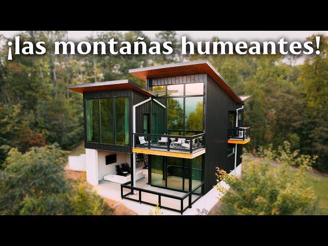 Vayhaus -  Cabaña Moderna en Las Montañas Humeantes de Lujo para 10 Huéspedes! Recorrido por Airbnb!