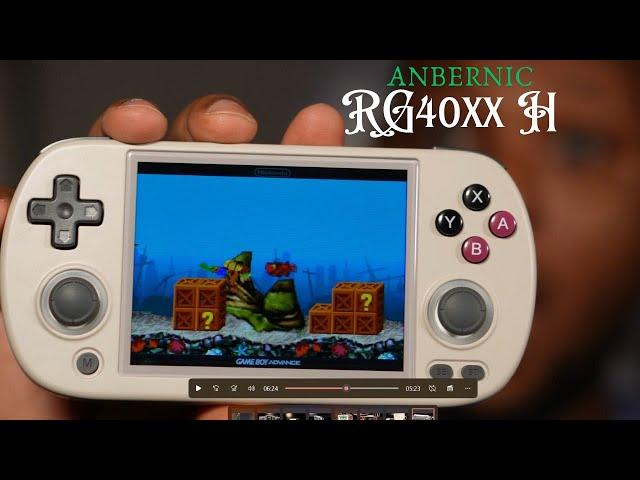 Did Anbernic Unleash a Tiny Beast with the RG40XX H Retro Handheld Gaming Console?