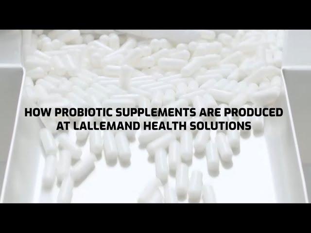 How probiotic supplements are produced at Lallemand Health Solutions