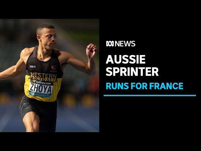 Perth-born sprinter Sasha Zhoya switches allegiance ahead Paris Olympics | ABC News