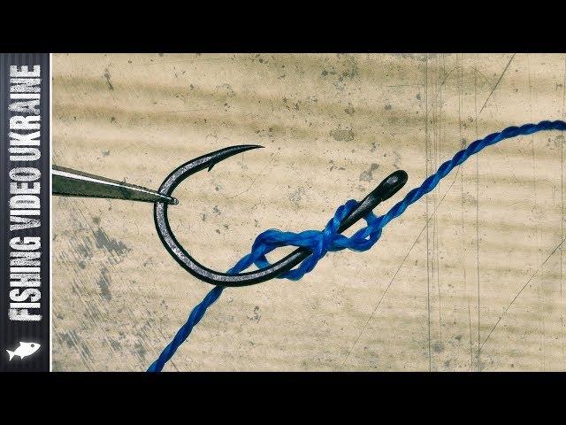 THE EASIEST WAY TO SECURELY TIE THE HOOK | FishingVideoUkraine