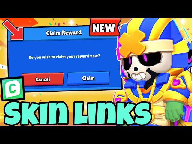 DONT BE LATENEW 149 GEM SKIN LINKS (LIMITED)`Brawl Stars