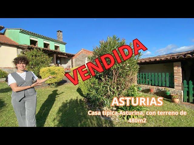 VENDIDA!!! CASA TÍPICA ASTURIANA  EN VENTA EN COLUNGA, ASTURIAS, CON JARDIN DE 480M2  *329.000€* 