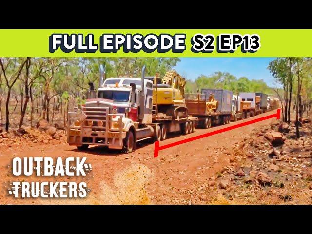 Steve Grahame Builds a 140 Metre MEGA Road Train | Outback Truckers - Season 2 Ep 13 FULL EPISODE