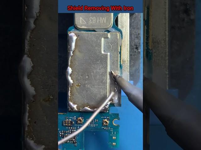 Shield Removing With Iron #technology #mobilerepair