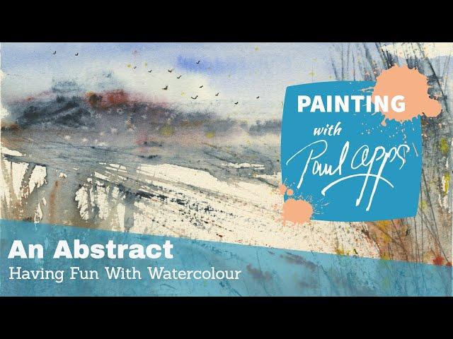 How to Paint An Abstract image to spark your imagination.