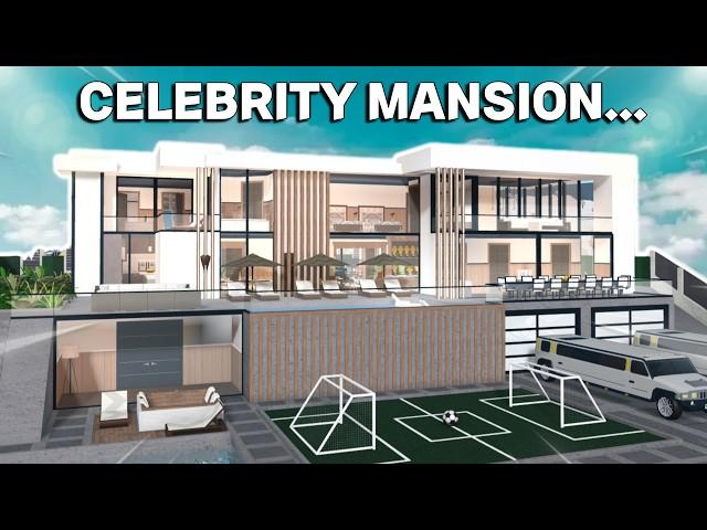 BUILDING A CELEBRITY MANSION IN BLOXBURG