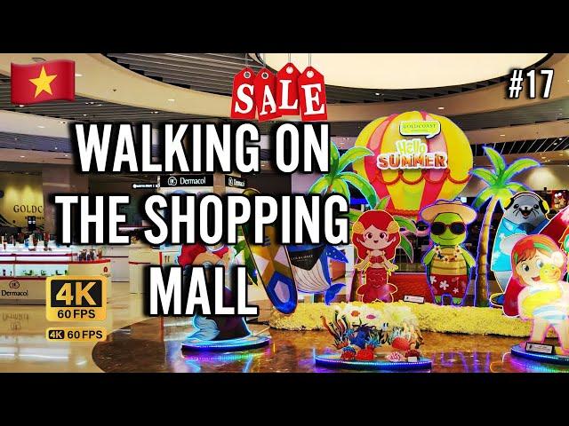 WALKING ON THE SHOPPING MALL - Virtual Tour Of The GoldCoast Shopping Center in Nha Trang - 4k 60fps