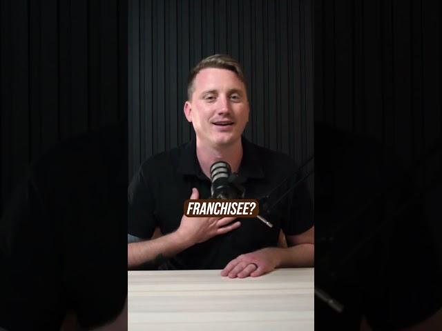FRANCHISORS! YOU need to own your 1ST FRANCHISE