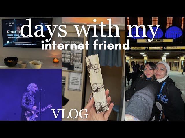 VLOG: i met my internet bestie ‧₊˚ °｡⋆ cafe hopping, concert, picnic