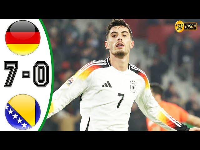 Germany vs Bosnia and Herzegovina 7-0 Highlights & All Goals 2024 HD