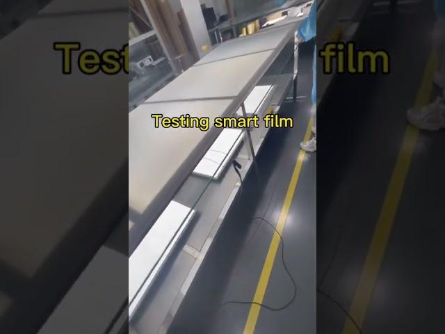 Testing smart film #smartfilm #smartglass #ostersmartfilm #ostersmartglass #interiordesign