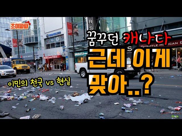 꿈꾸던 캐나다, 근데 이게 맞아? 이민의 천국 vs 현실