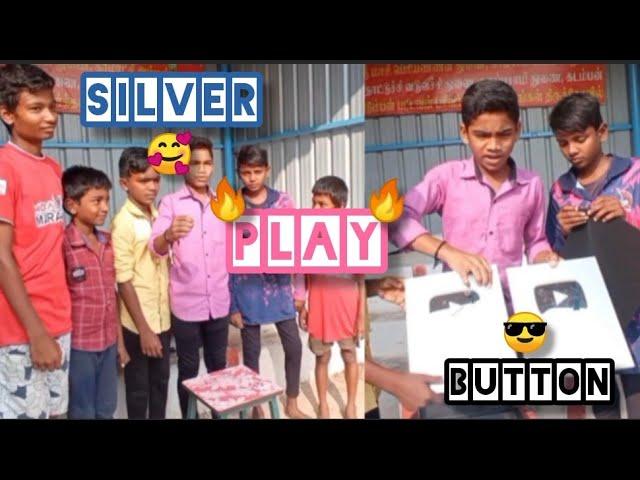 silver play button unboxing voice of VM new silver play button unboxing video in Tamil