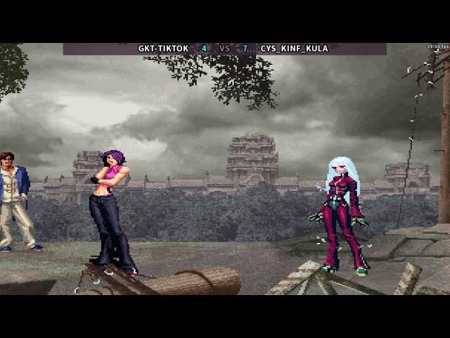 KOF 2002- Kula es desafiado por una PODEROSA Vanessa¡CUIDADO infinitas de vanessa no confiarse!