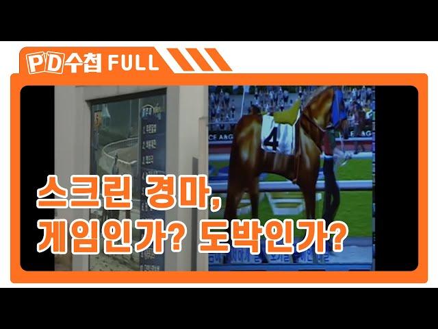 [Full] 스크린 경마, 게임인가? 도박인가?_MBC 2004년 11월 9일 방송