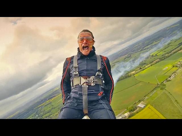 Richard Hammond Flies On Top Of A Biplane | Top Gear Classic