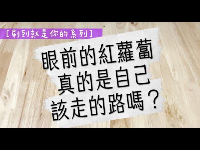 [刷到就是你的系列] #60 眼前的紅蘿蔔 真的是自己該走的路嗎？（小短占：不限對象、不限時間） 宇宙/天使傳訊