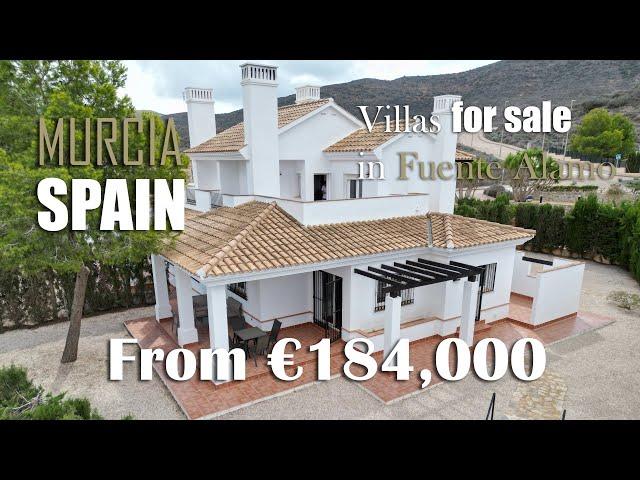 Mediterranean style villas in Fuente Alamo for sale, Murcia, Spain. Los Altos De Las Palas complex