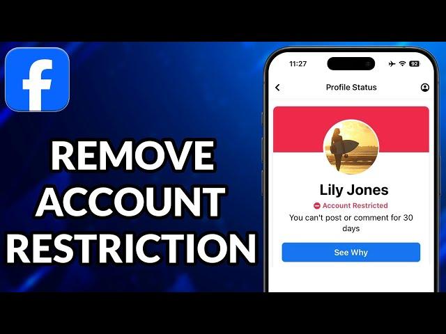 How To Remove Account Restriction On Facebook