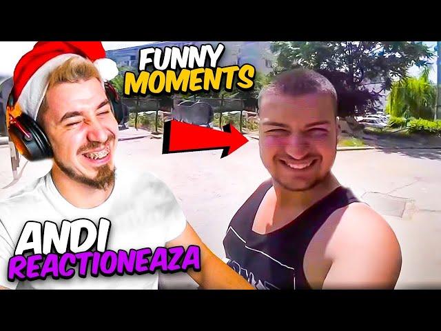 Andi Reactioneaza la Funny Moments cu AMICII