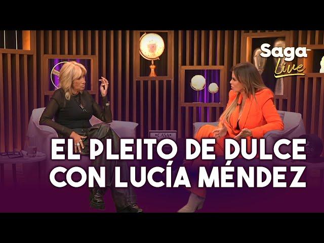 DULCE pierde AMISTAD con Lucía Méndez por "insultos" de Whatsapp | Saga Live