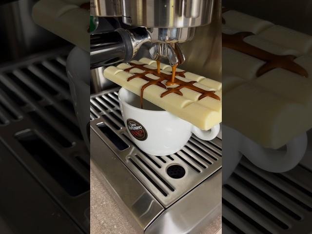 White chocolate espresso - every coffee lover’s dream #coffee #espresso #chocolate