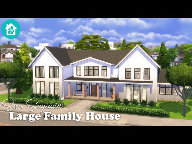 San Sequoia Family House | Growing Together | Stop Motion build | The Sims 4 | NO CC