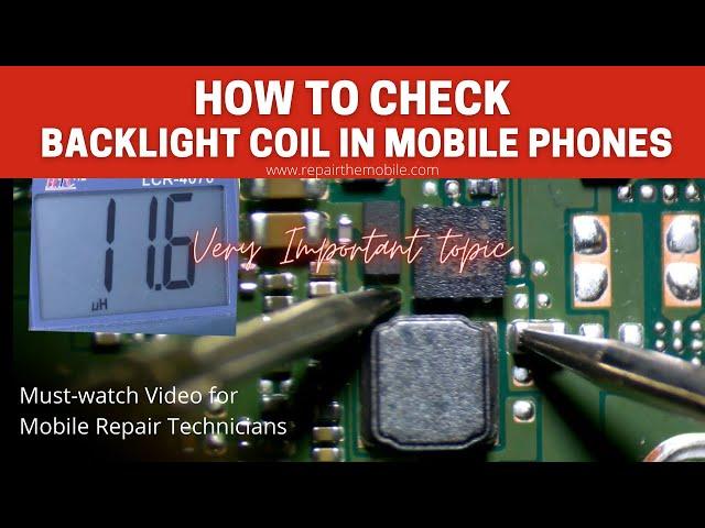 How to check Backlight Coil in Mobile Phones || New Method