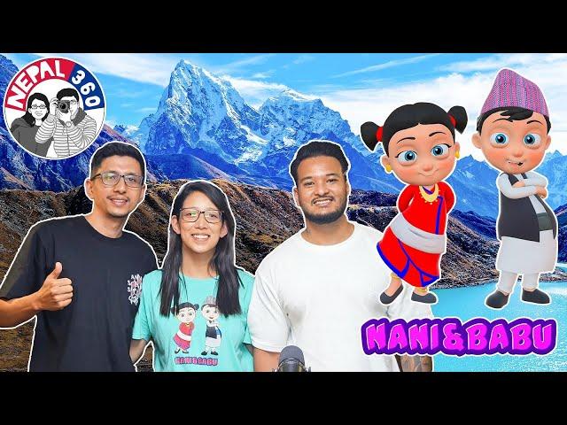 Ep:338 | The Creators of Nepal's #1 kids cartoon show Nani & Babu and popular travel vlog Nepal360