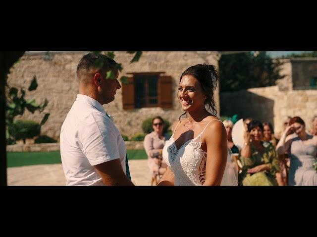 Emma & Wes Wedding Film in Liopetro Venue by Island Films