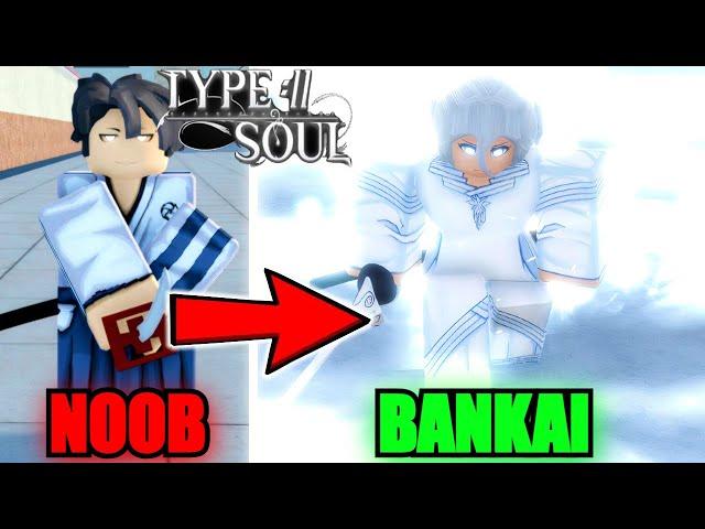 Going From Noob To BANKAI Mythical Snow Rukia Kuchiki In Type Soul...(Roblox)