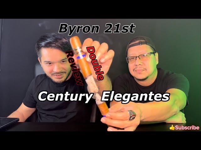 Byron 21st Century Elegantes Double Cigars Review with @MartinAmayaOnceFamous