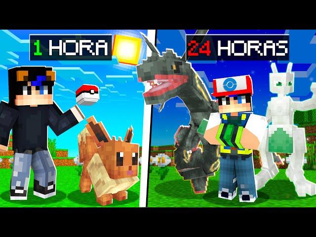 Pasé 24 horas en el MEJOR SERVIDOR Pokémon de Minecraft COBBLEMON!