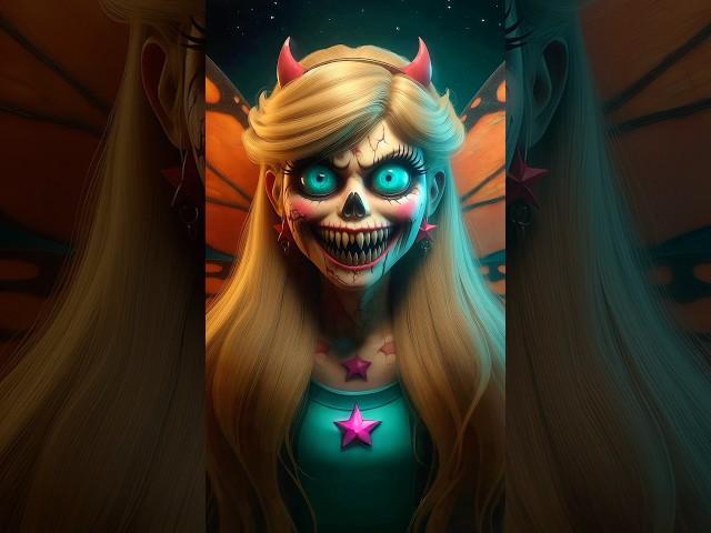 Horror versions of the Star vs. the Forces of Evil characters #scary