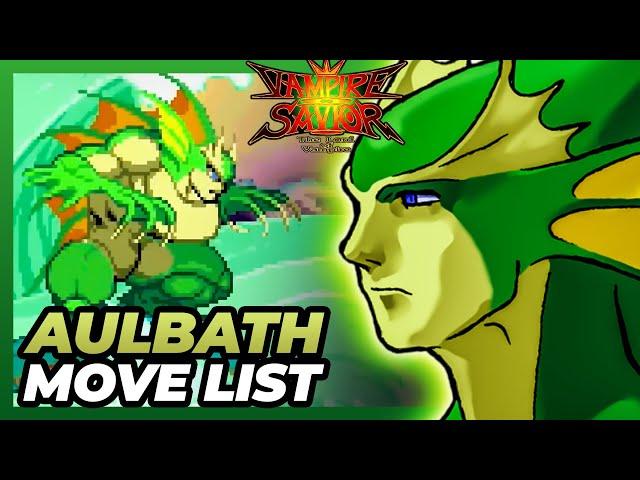 RIKUO / AULBATH MOVE LIST - Vampire Savior: Lord of Vampire (VSAV / Darkstalkers 3)