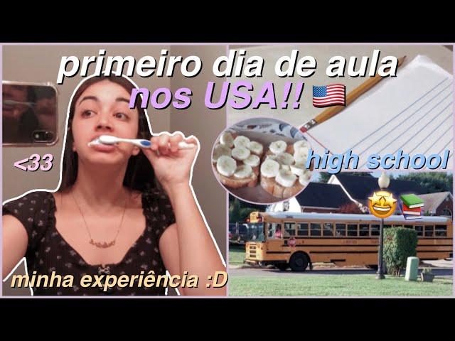 primeiro dia de aula nos estados unidos! (+ minha experiência)