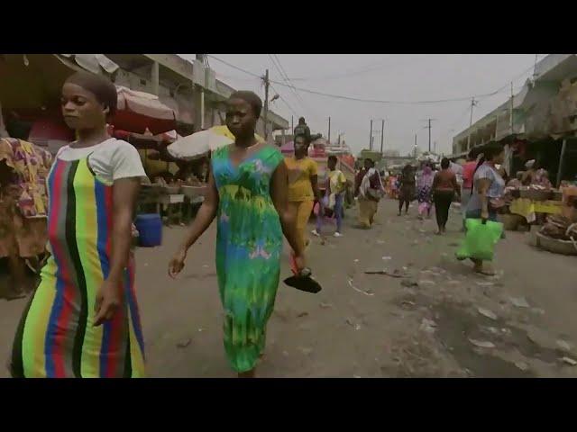 SATURDAY SPECIAL. Long Video of AFRICAN MARKET. Makola Accra Ghana.