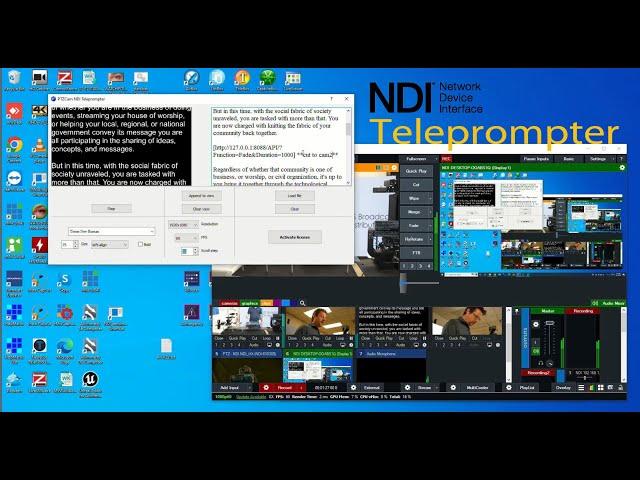 PTZCam NDI Teleprompter and NDI Decoder Bundle