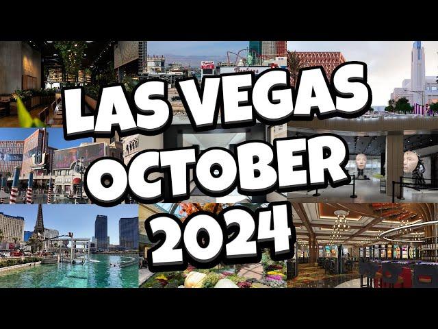 What's NEW in Las Vegas for OCTOBER 2024! 