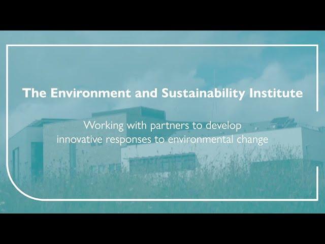 Environment and Sustainability Institute (ESI) working with partners