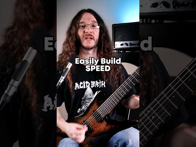 Easily Play Faster?? #guitar #guitarlesson #shred #guitarsolo #metal